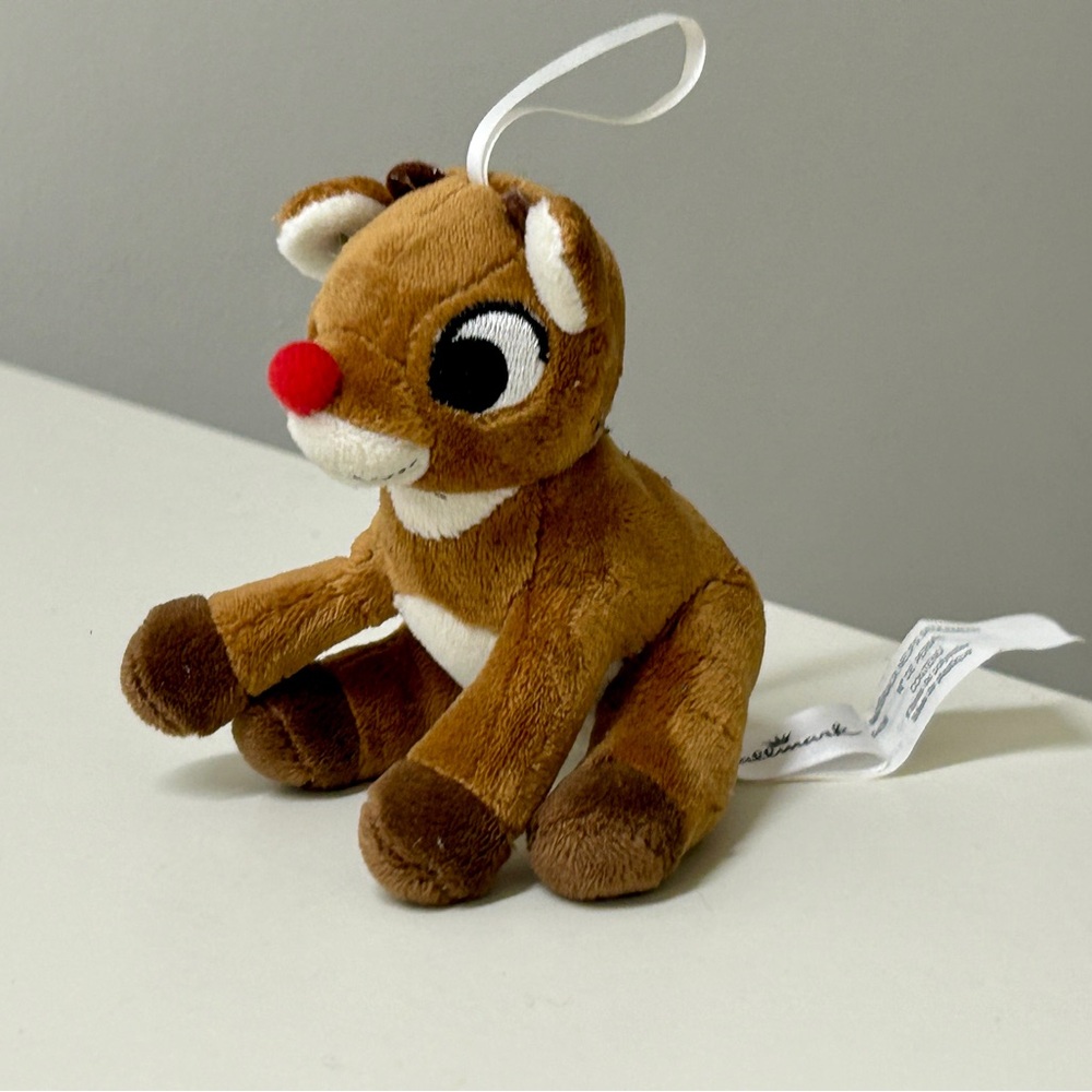 Hallmark Plush Rudolph The Red Nosed Reindeer Christmas Tree Ornament